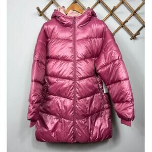 New Spyder Boundless Long Puffer Coat in Rose Wine Women's Size M